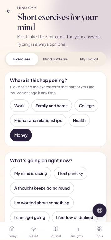 Mind Gym: short exercises set in your real life